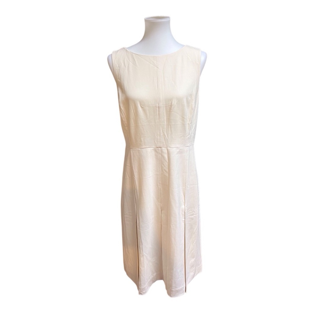 NWT J.Crew Sleeveless Pleated A-Line Dress in Stretch Wool